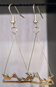 Mountain earrings
